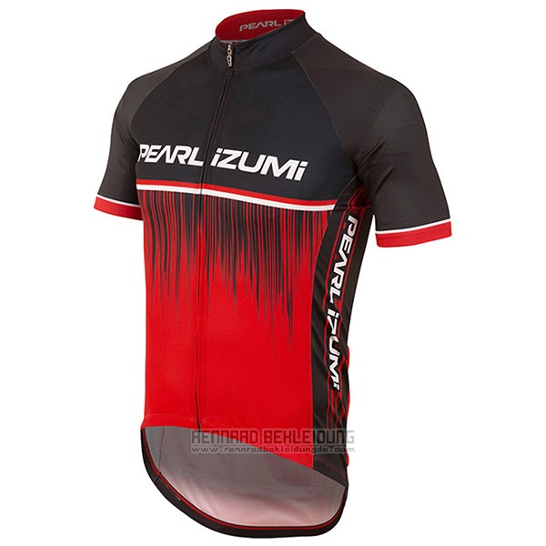 2017 Fahrradbekleidung Pearl Izumi Rot Trikot Kurzarm und Tragerhose - zum Schließen ins Bild klicken